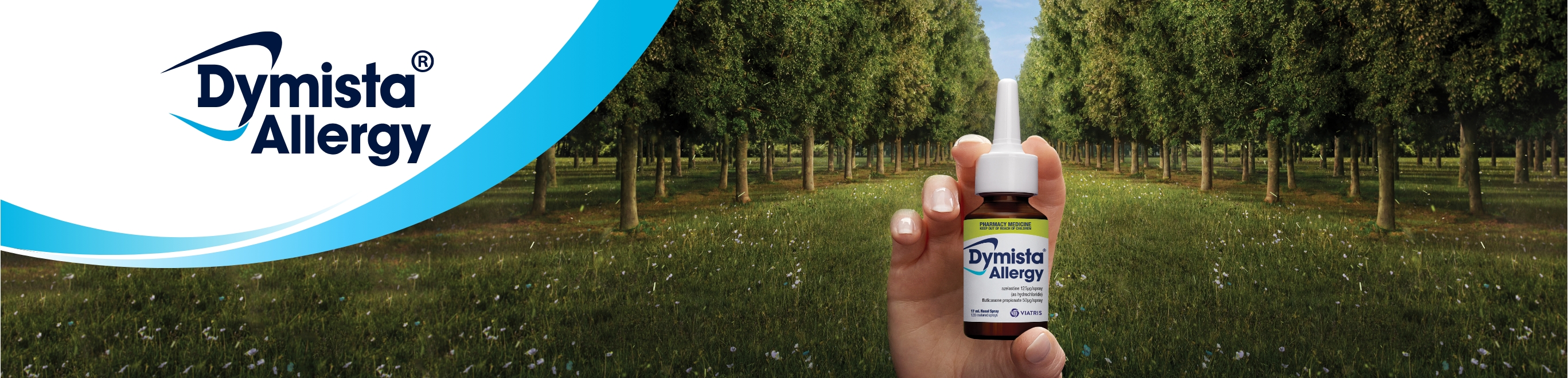 Clears hayfever from 5 minutes